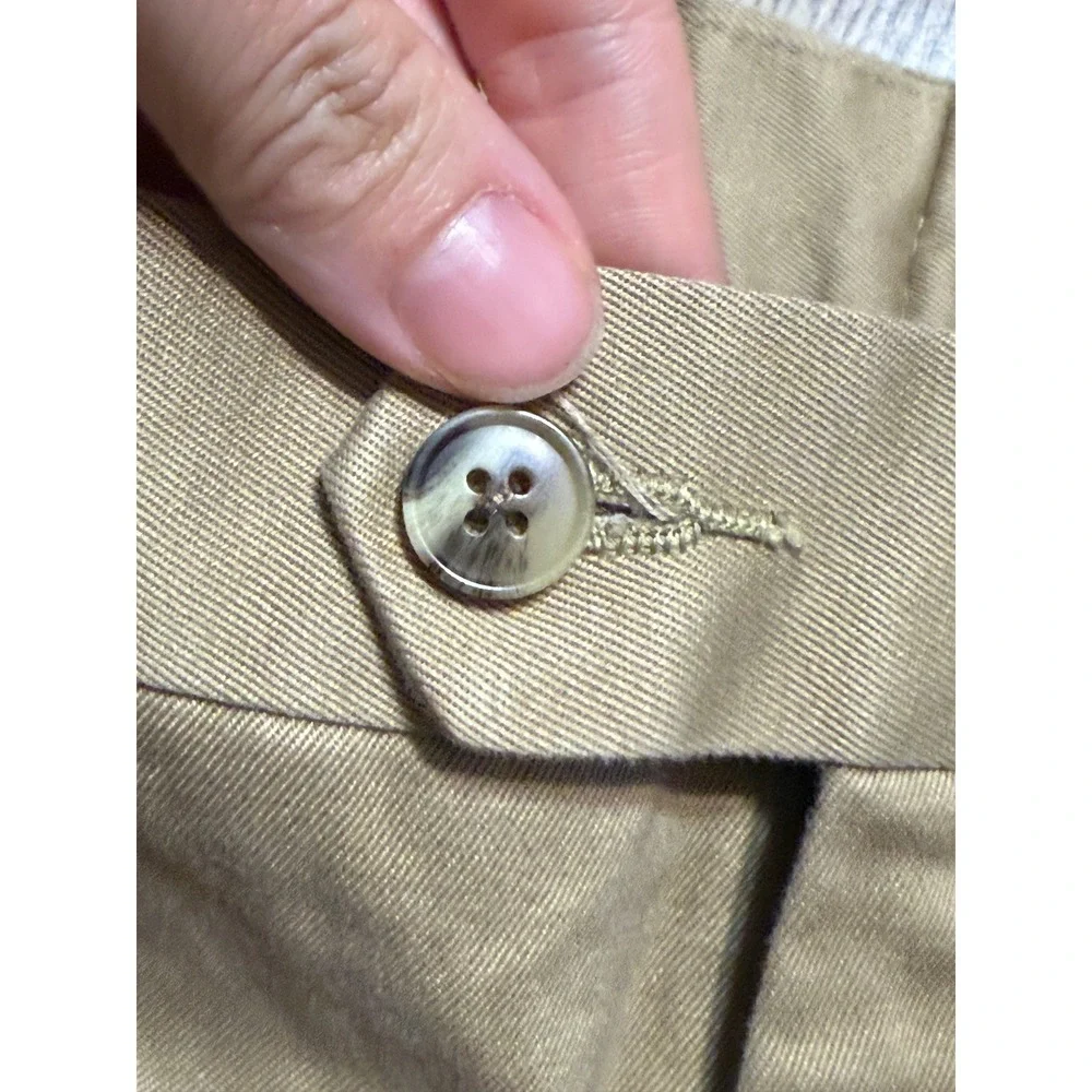 Banana Republic Pants Mens Size 40x30 Khaki Cotton Chino Straight Leg Flat Front
